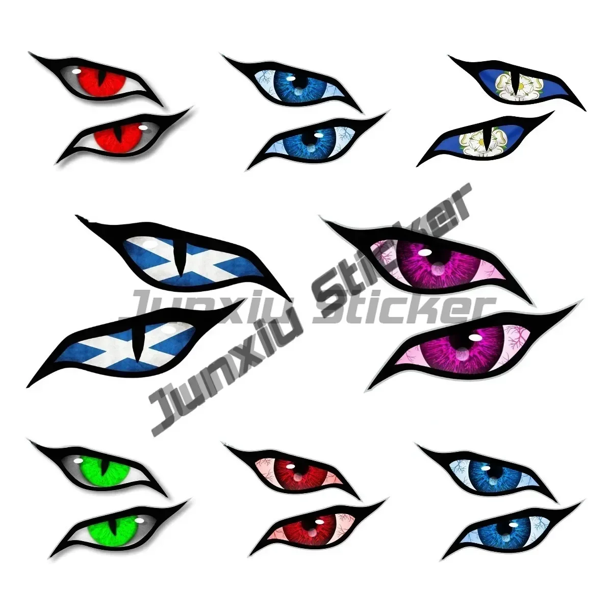 Creative Sticker Evil Yellow Eyes for RV Motorcycle Car Stickers car accessories Sticker Waterproof Windshield VAN Anime Decal
Creative Sticker Evil Yellow Eyes for RV Motorcycle Car Stickers car accessories Sticker Waterproof Windshield VAN Anime Decal