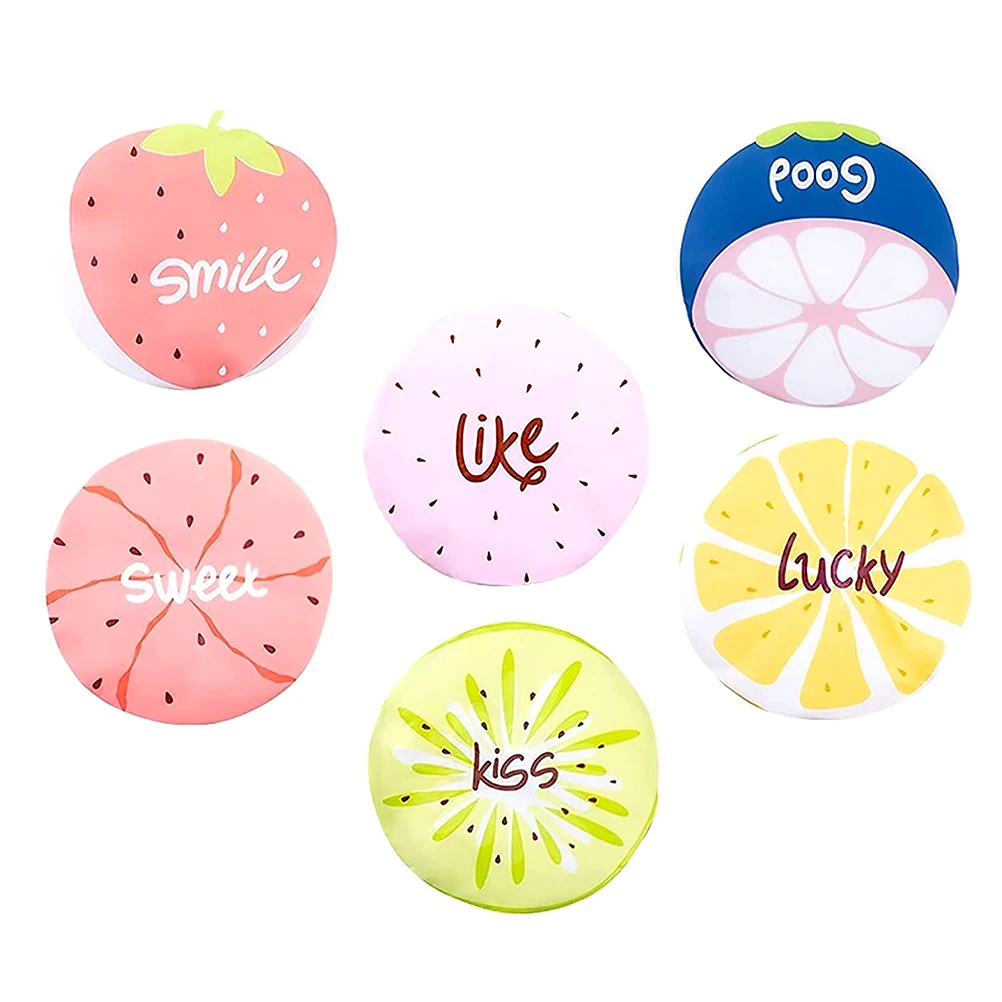 6 Pcs Fruit Shower Cap Elastic Bathing Cartoon Hat Anti Dust Bath Cap Premium Materials Lightweight Safe Use Fit
6 Pcs Fruit Shower Cap Elastic Bathing Cartoon Hat Anti Dust Bath Cap Premium Materials Lightweight Safe Use Fit