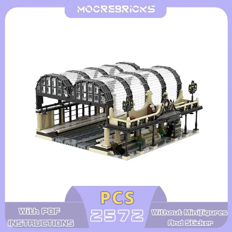 MOC Grand City Street View Modular Train Station Building Blocks Luxury Railway Platform Architecture Bricks Model Toys Adult
MOC Grand City Street View Modular Train Station Building Blocks Luxury Railway Platform Architecture Bricks Model Toys Adult
