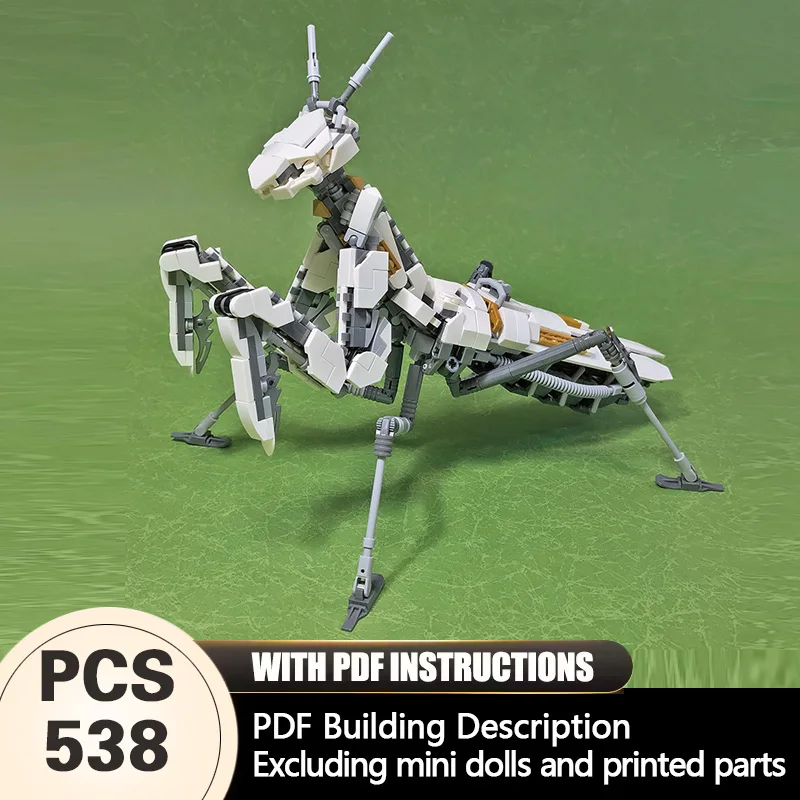 Creators Animal Series Model MOC Building Bricks Mechanical Mantis Modular Technology Gifts Holiday Assemble Children Toys Suit
Creators Animal Series Model MOC Building Bricks Mechanical Mantis Modular Technology Gifts Holiday Assemble Children Toys Suit