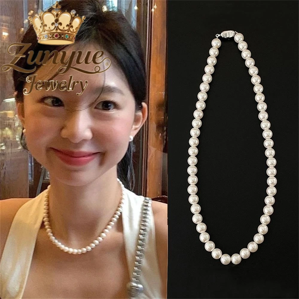 S925 Sterling Silver Beaded Pearl Necklace A Versatile Collarbone Chain And Beaded Necklace Accessory For Women Exquisite Luxury
S925 Sterling Silver Beaded Pearl Necklace A Versatile Collarbone Chain And Beaded Necklace Accessory For Women Exquisite Luxury
