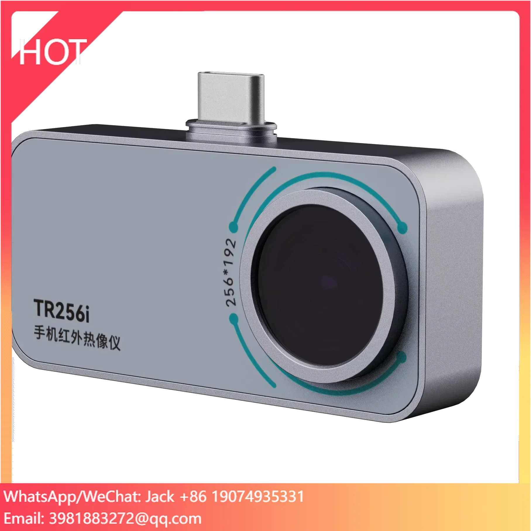 TR256I Mini HDdetection Thermal Camera With 6 Color Palettes Versatile Thermal Camera Connected With Mobile Phone TYPE-C
TR256I Mini HDdetection Thermal Camera With 6 Color Palettes Versatile Thermal Camera Connected With Mobile Phone TYPE-C