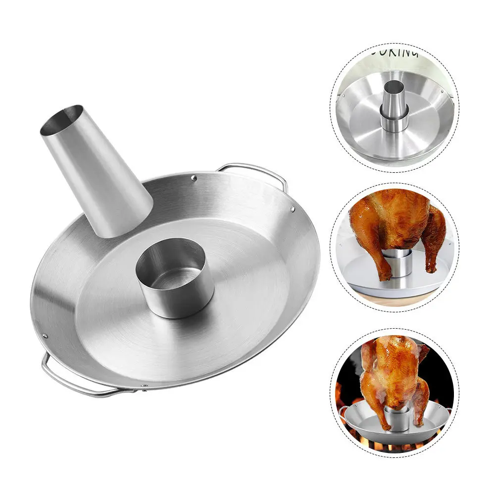 High-Quality Silver Roast Chicken Pan Reasonable Design Long-Lasting Barbecue Accessory for Home Cooking Grilled Chicken Holder
High-Quality Silver Roast Chicken Pan Reasonable Design Long-Lasting Barbecue Accessory for Home Cooking Grilled Chicken Holder