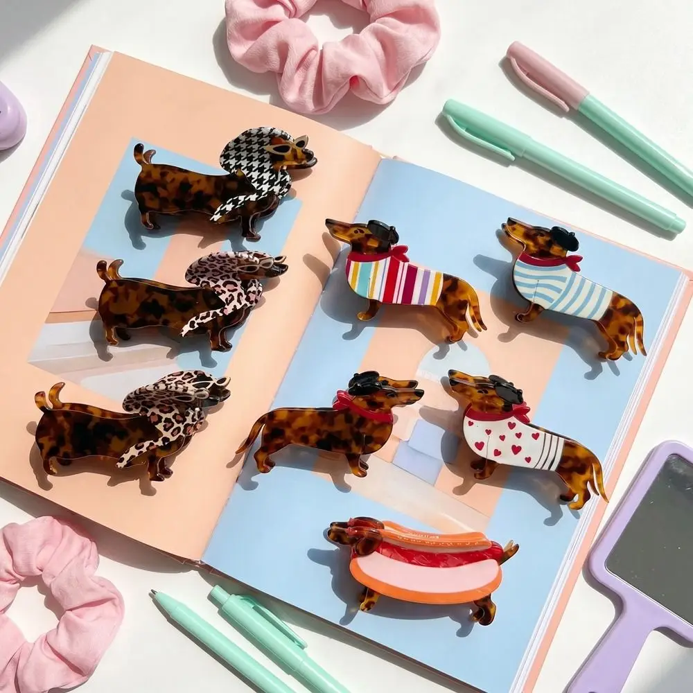 Creative Animals Dachshund Hair Claw Large Acetic Acid Cartoon Hairpin Geometry Shark Clip Sausage Dog Hair Clip Streetwear
Creative Animals Dachshund Hair Claw Large Acetic Acid Cartoon Hairpin Geometry Shark Clip Sausage Dog Hair Clip Streetwear