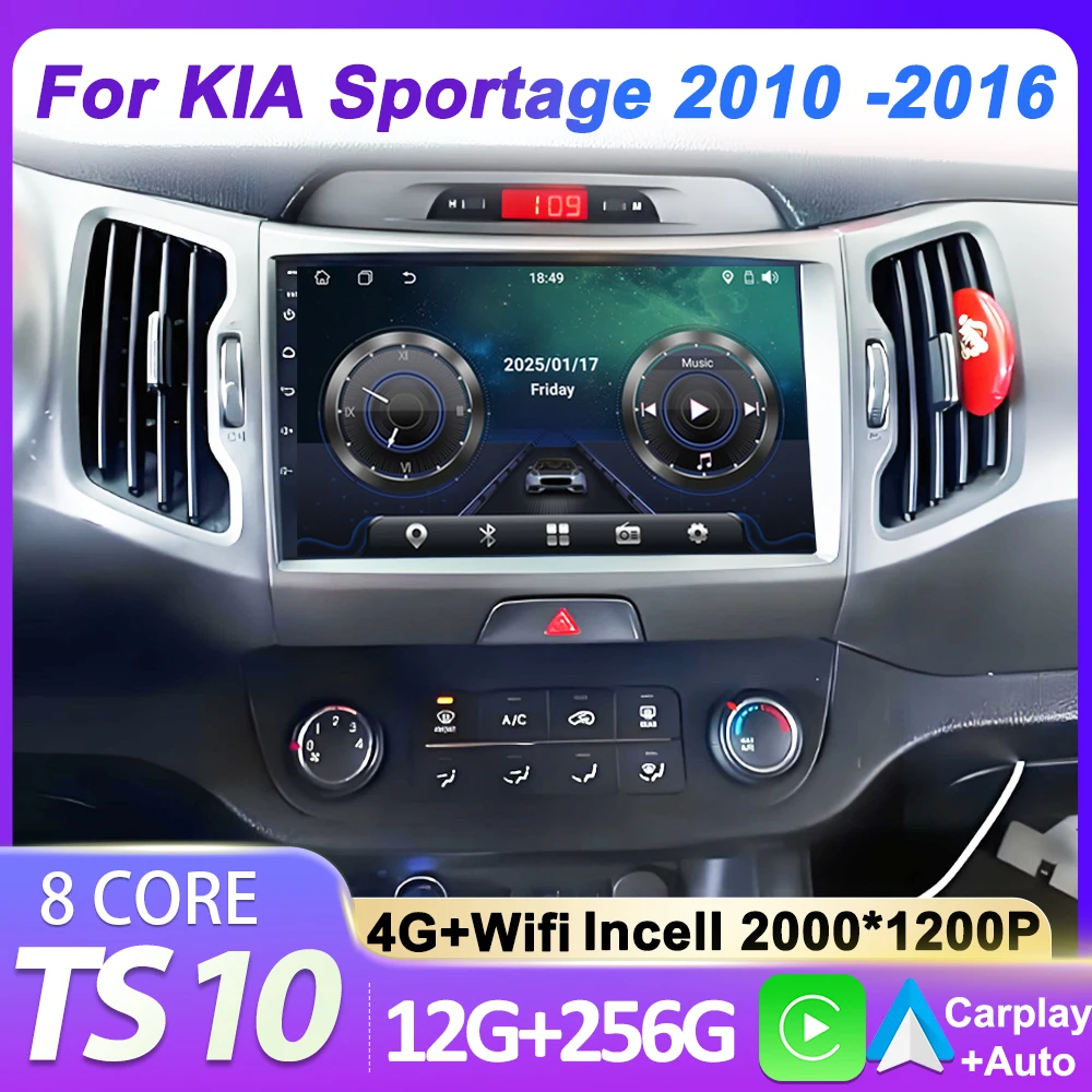 Car Radio For KIA Sportage 2010 2011 2012 2013 2014 2015 2016 Android 14 Carplay Multimidia Video Player Navigation Head Unit
Car Radio For KIA Sportage 2010 2011 2012 2013 2014 2015 2016 Android 14 Carplay Multimidia Video Player Navigation Head Unit