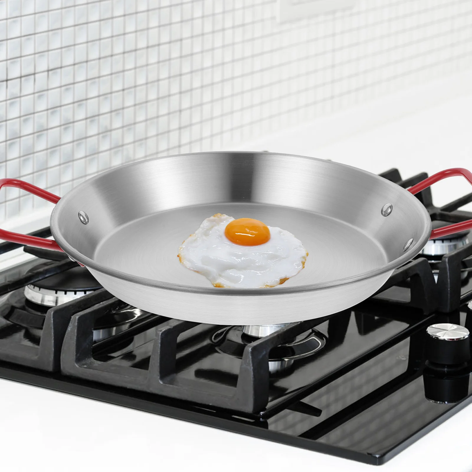 Stainless Steel Frying Pan Pan for Italy Noodles Kitchen Gadget Lightweight Nonstick Surface Even Heat Perfect
Stainless Steel Frying Pan Pan for Italy Noodles Kitchen Gadget Lightweight Nonstick Surface Even Heat Perfect