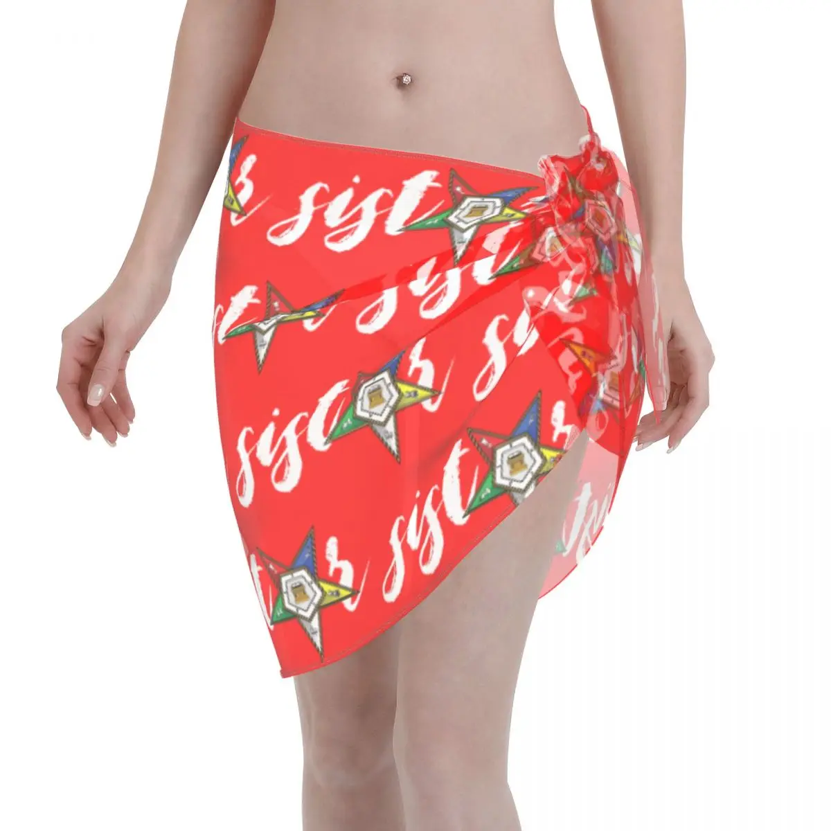 Custom OES Order Of The Eastern Star Sisterhood Women Short Sarongs Beach Wrap Vacations Beach Bikini Wrap Swimsuit Cover-ups
Custom OES Order Of The Eastern Star Sisterhood Women Short Sarongs Beach Wrap Vacations Beach Bikini Wrap Swimsuit Cover-ups