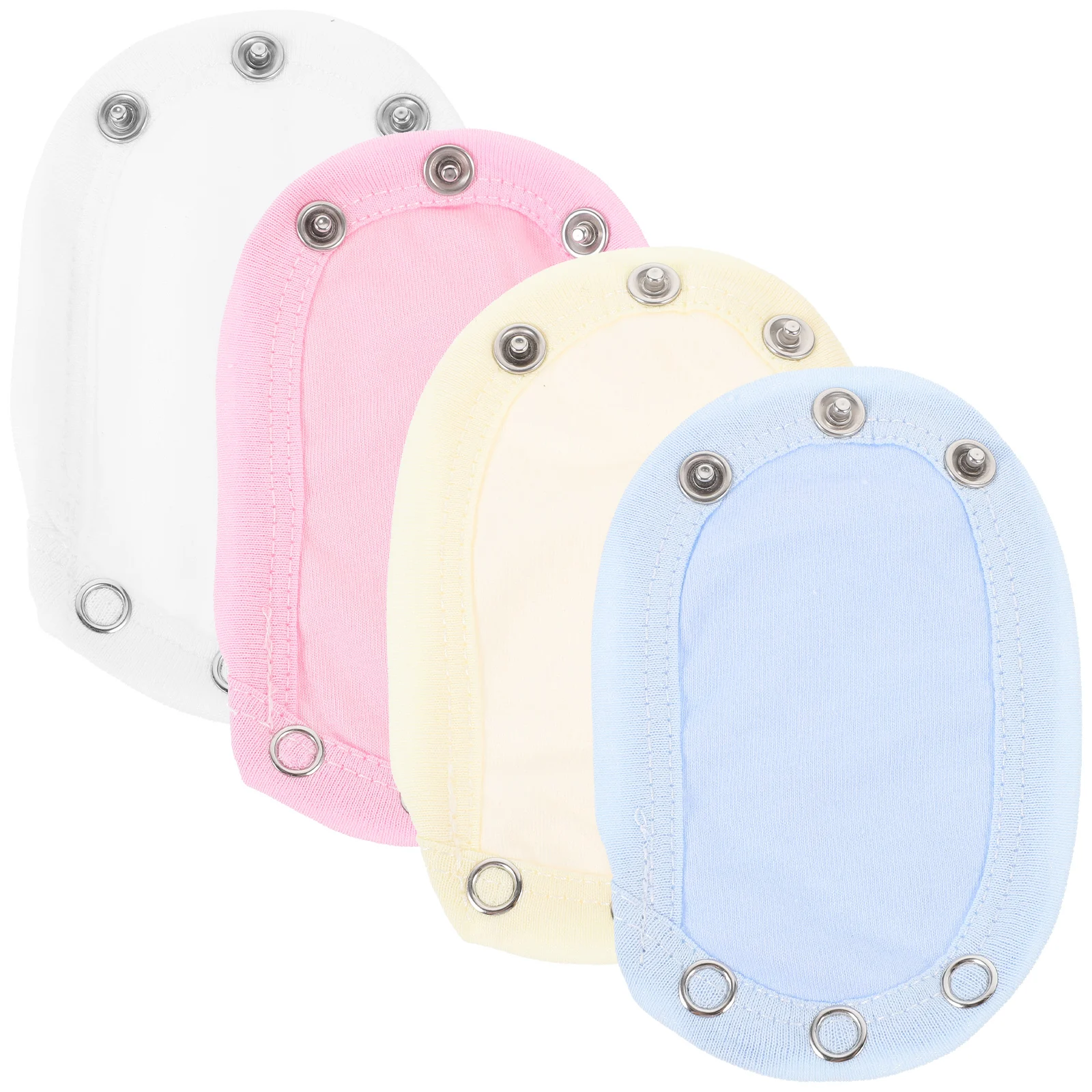 4pcs Baby Bodysuit Extender Snaps Double Layered Comfortable Soft Cotton Jumpsuits Extender For Toddler Girl Boy
4pcs Baby Bodysuit Extender Snaps Double Layered Comfortable Soft Cotton Jumpsuits Extender For Toddler Girl Boy