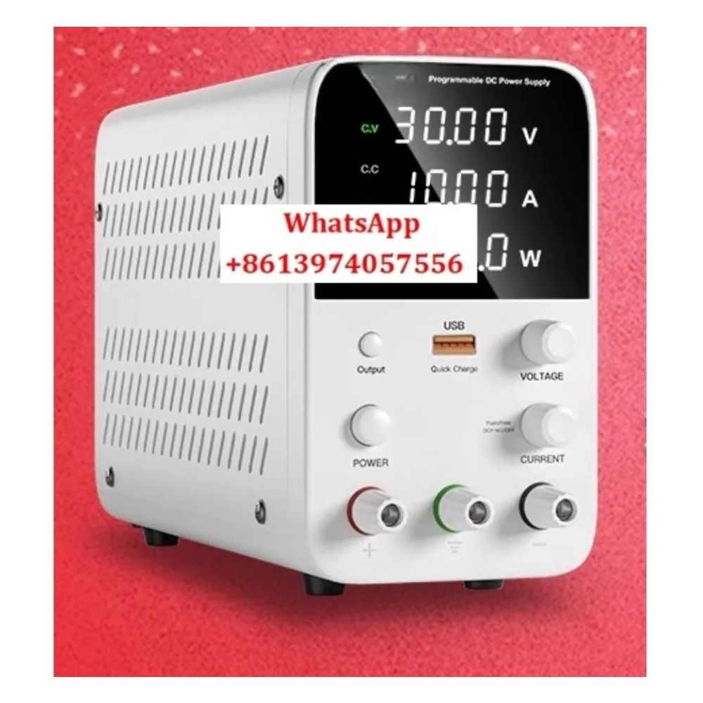WANPTEK Solid test adjustable DC regulated power supply 30V60V5A10A notebook mobile phone maintenance burner artifact
WANPTEK Solid test adjustable DC regulated power supply 30V60V5A10A notebook mobile phone maintenance burner artifact