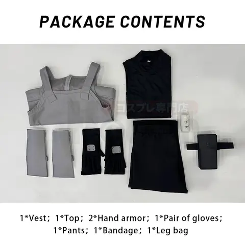 HOLOUN Anime Hatake Kakashi Anbu Cosplay Costume Faux Leather Vest Sleeveless T-shirt Pants Pouch Gloves Bandage Cos Convention