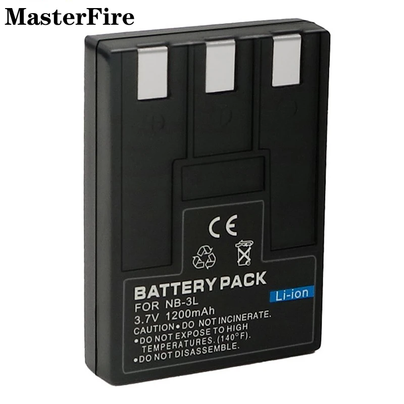 NB-3L NB 3L 1200mah 3.7V Camera Battery for Canon IXUS I5, IXUS 700, IXUS 750, PowerShot SD10, SD20, IXY Digital L2 Batteries
NB-3L NB 3L 1200mah 3.7V Camera Battery for Canon IXUS I5, IXUS 700, IXUS 750, PowerShot SD10, SD20, IXY Digital L2 Batteries