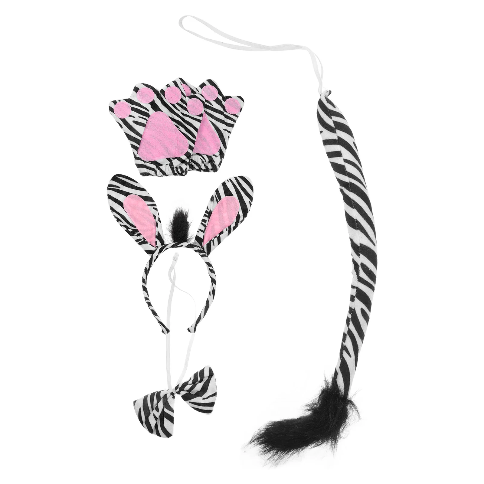 Zebra Clothing Accessories Animal Headband Costume Cosplay Headbands Gloves Ears Tail Element Fabric Party Hairbands Child
Zebra Clothing Accessories Animal Headband Costume Cosplay Headbands Gloves Ears Tail Element Fabric Party Hairbands Child