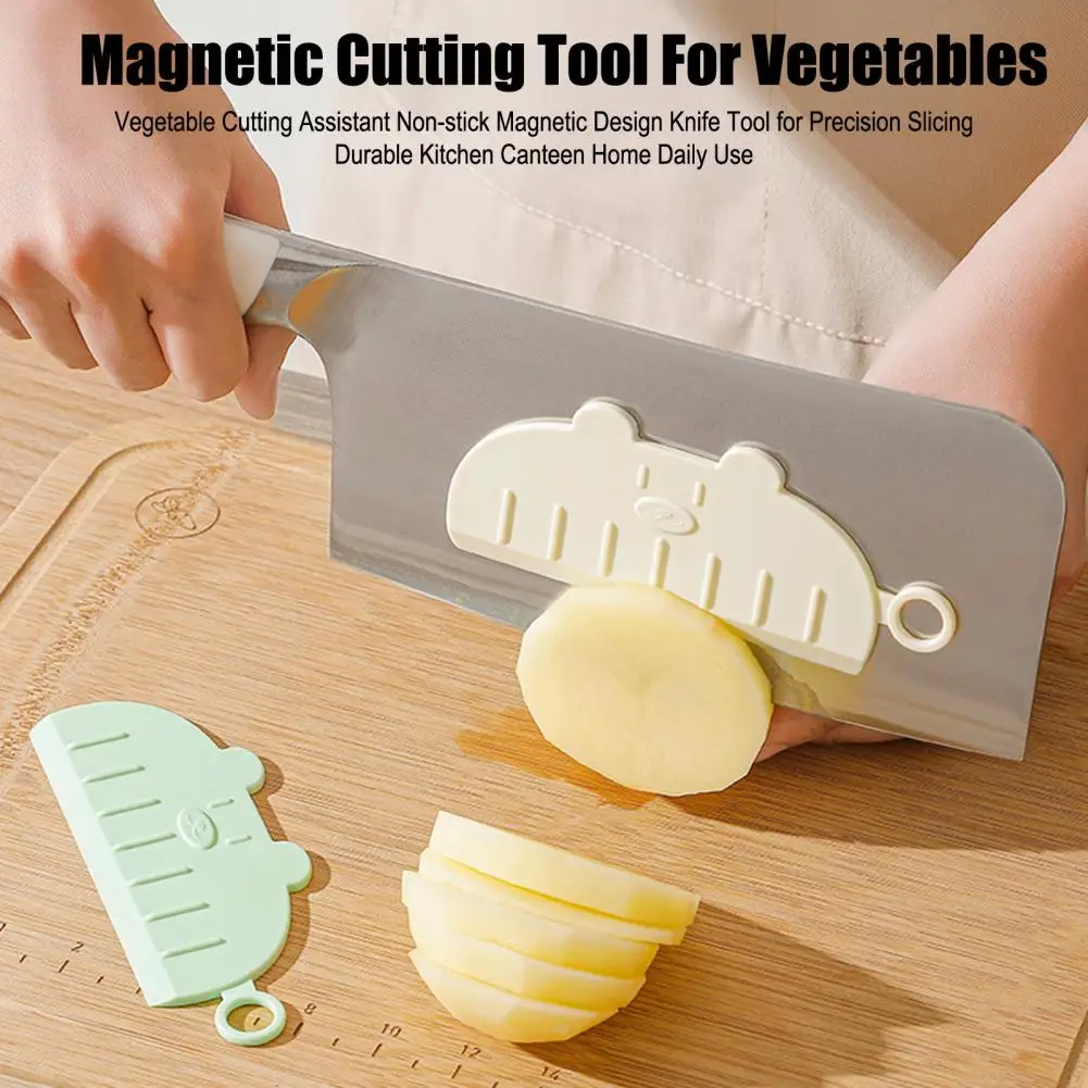 Vegetable Cutting Assistant Non-stick Magnetic Magnetic Cutter Safety Guide Precision Slicing Tool Kitchen Gadget
Vegetable Cutting Assistant Non-stick Magnetic Magnetic Cutter Safety Guide Precision Slicing Tool Kitchen Gadget