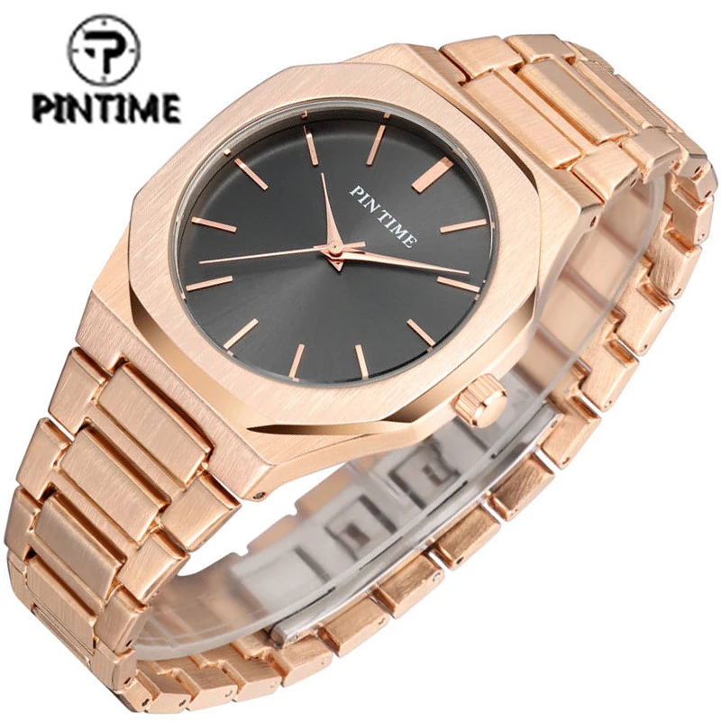 PINTIME Men Quartz Wristwatches Gift Clock PINTIME Brand Fashion Couple Super Thin Casual 316L Stainless Steel Waterproof Watch
PINTIME Men Quartz Wristwatches Gift Clock PINTIME Brand Fashion Couple Super Thin Casual 316L Stainless Steel Waterproof Watch