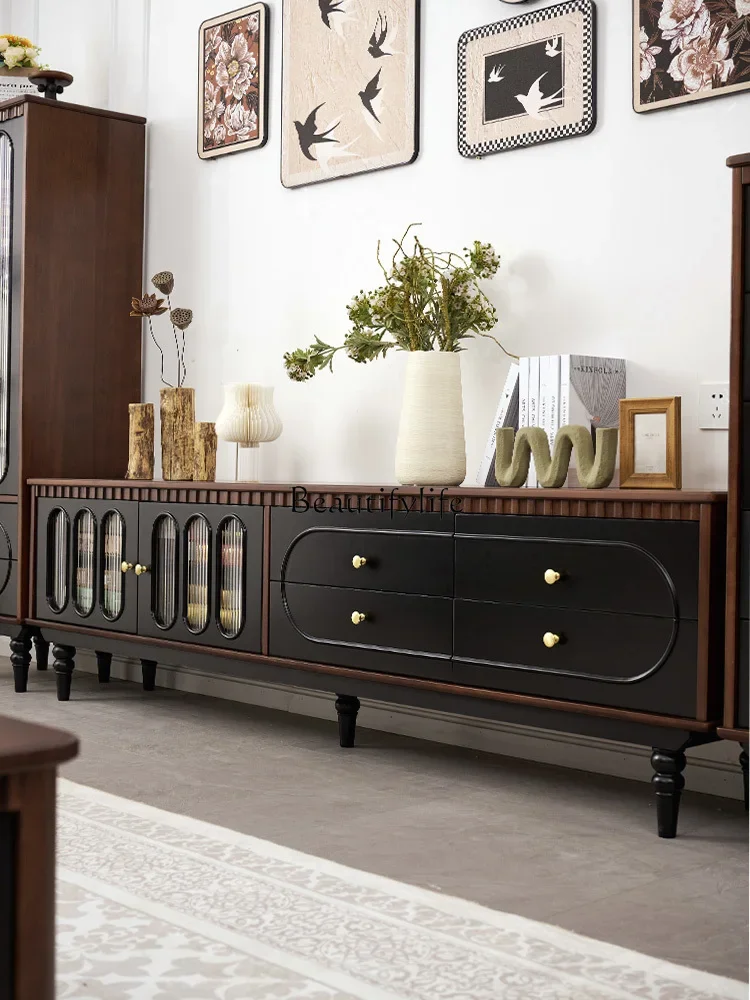yj7 Medieval Style Pure Solid Wood TV Cabinet French Light Luxury Retro TV Stand
yj7 Medieval Style Pure Solid Wood TV Cabinet French Light Luxury Retro TV Stand