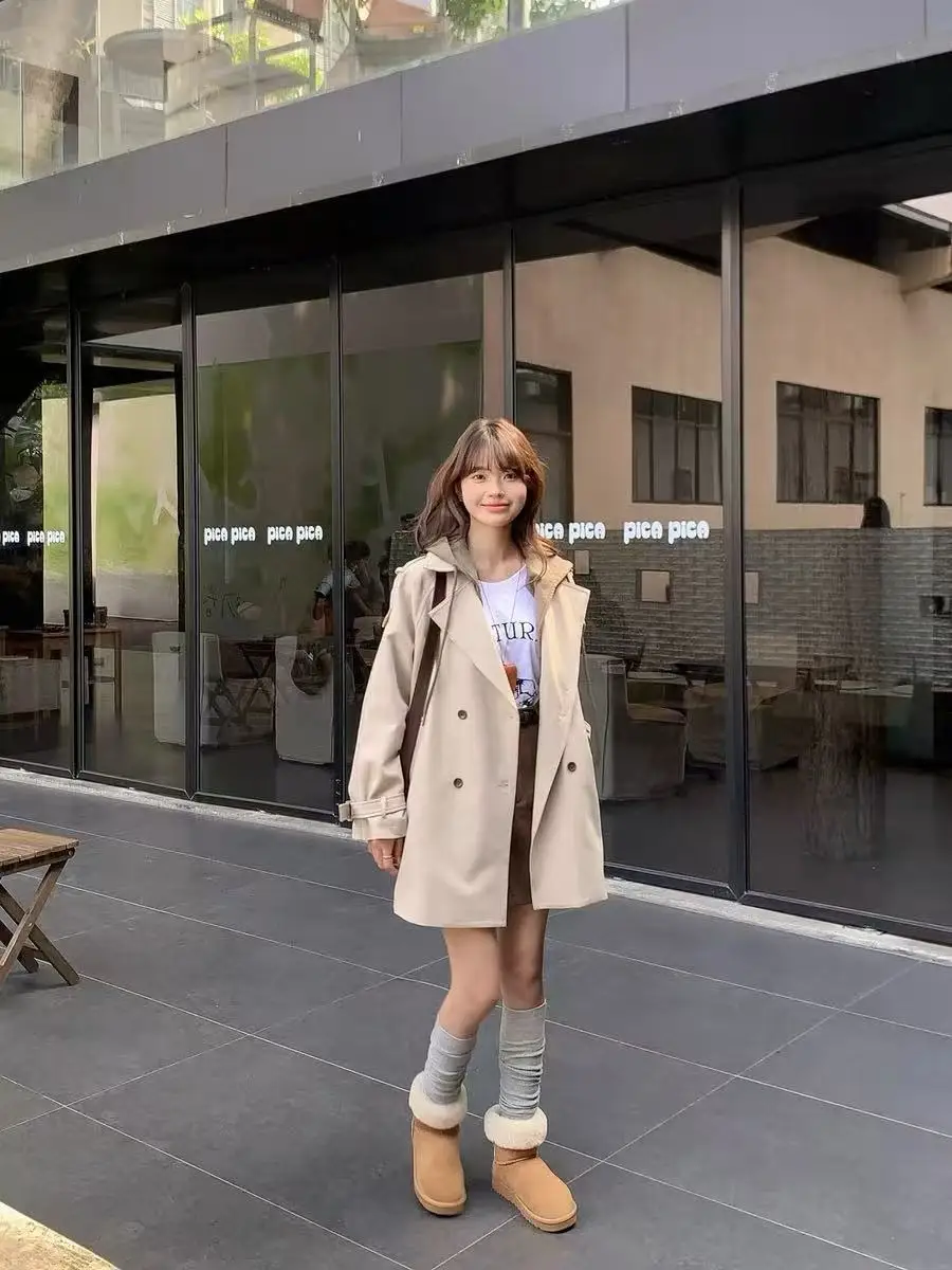 Design Sensation plus Size Women's Coat Spring Autumn Loose Slimming Versatile Mid-Length Women's Outerwear Casual Sle
Design Sensation plus Size Women's Coat Spring Autumn Loose Slimming Versatile Mid-Length Women's Outerwear Casual Sle