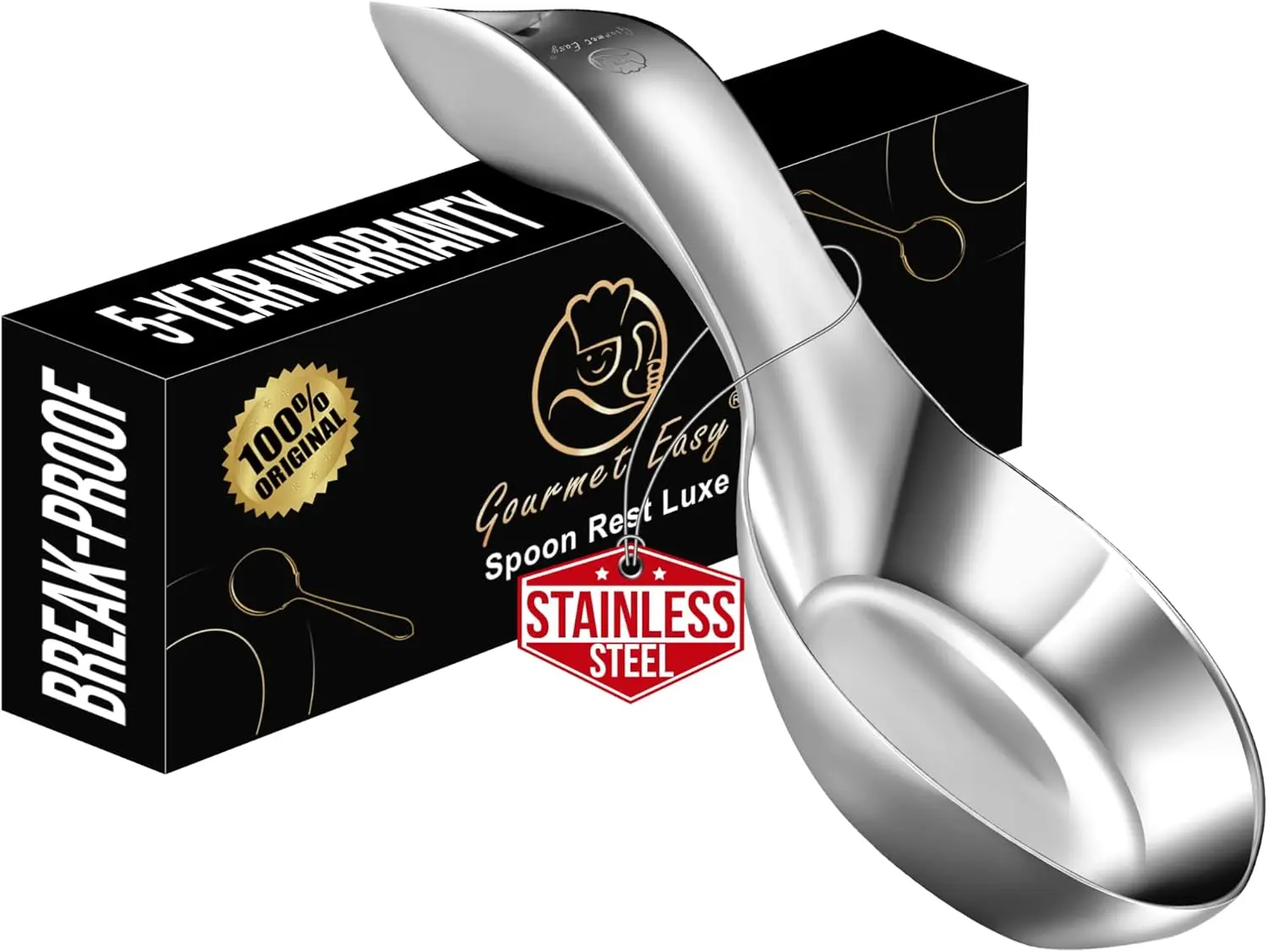 Premium Stainless Steel Spoon Rest – Mirror-Polished, Heavy-Duty, Dishwasher Safe, 5-Year Warranty
Premium Stainless Steel Spoon Rest – Mirror-Polished, Heavy-Duty, Dishwasher Safe, 5-Year Warranty