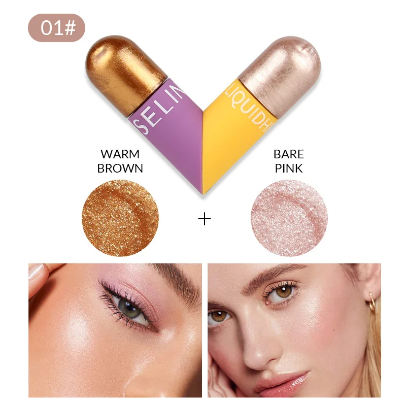 Double Tube Highlighter Double Head Concealer Stick Heightening Highlighter Pencil Eyeshadow
Double Tube Highlighter Double Head Concealer Stick Heightening Highlighter Pencil Eyeshadow