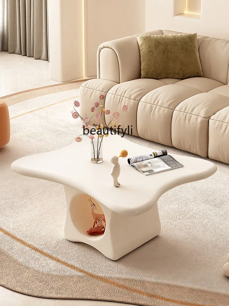 zq Living Room Creative Cream Style Tea Table Modern Minimalist Silent Style Household Solid Wood Small Coffee Table
zq Living Room Creative Cream Style Tea Table Modern Minimalist Silent Style Household Solid Wood Small Coffee Table