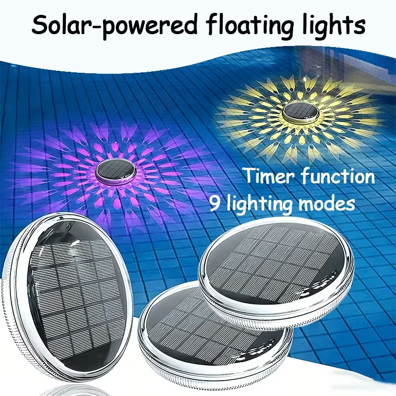 Solar Floating Pool Lights Color Changing Dynamic Light Show 3 Modes Remote Control Waterproof Submersible for Ambiance Decor
Solar Floating Pool Lights Color Changing Dynamic Light Show 3 Modes Remote Control Waterproof Submersible for Ambiance Decor