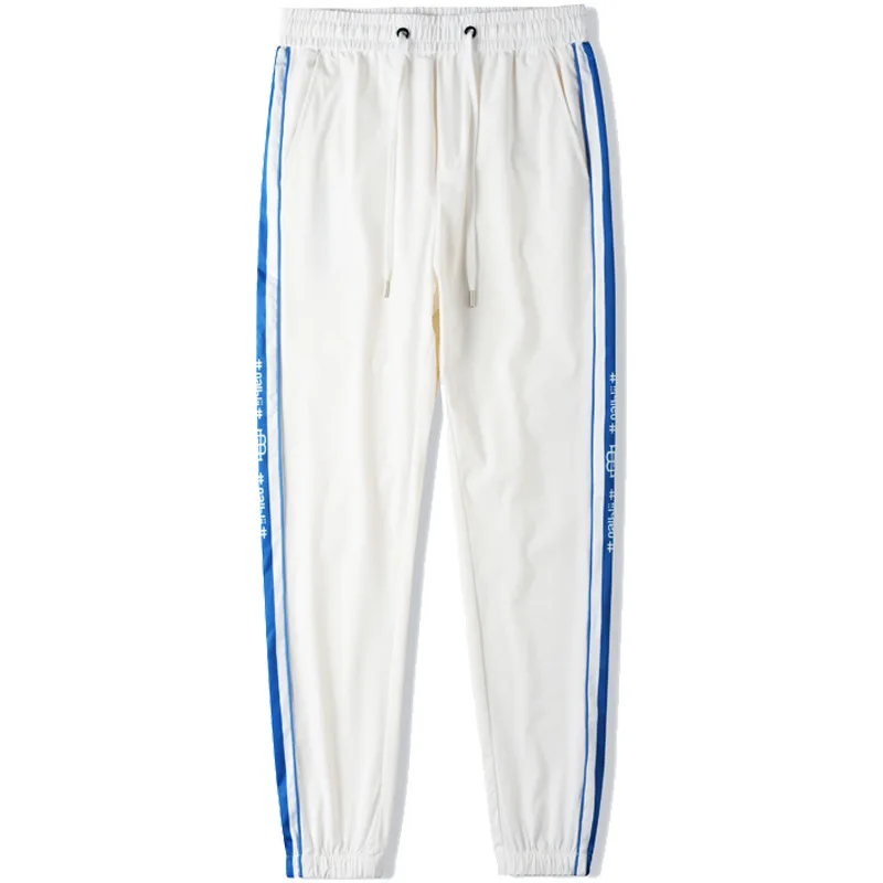 2025 Summer Thin Ice Silk Breathable Striped Health Pants for Men, Elastic Slim Fit, Small Foot Bundle, Casual Sports Pants
2025 Summer Thin Ice Silk Breathable Striped Health Pants for Men, Elastic Slim Fit, Small Foot Bundle, Casual Sports Pants
