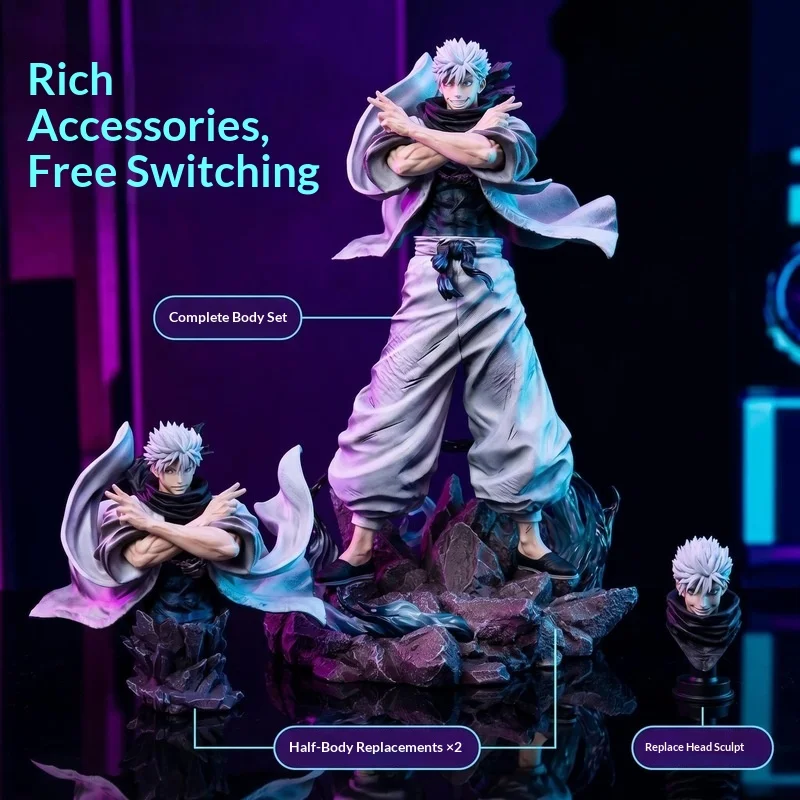 Spot Spell Battle Recruitment Knight Alliance Gojo Wu Double Body Three Head Carving Anime Handmade Model Birthday Gift
Spot Spell Battle Recruitment Knight Alliance Gojo Wu Double Body Three Head Carving Anime Handmade Model Birthday Gift