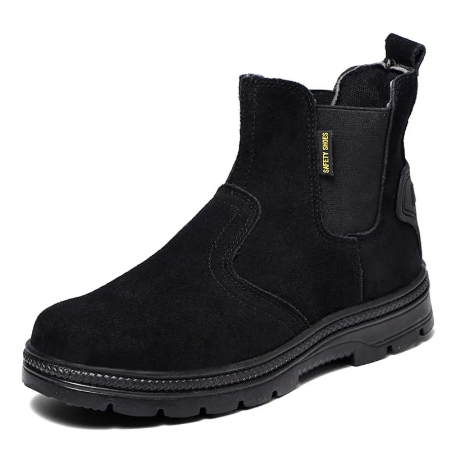 Steel Toe Work Boots for Men Slip Resistant Welding Work Boots Slip-on Safety Shoes for Industrial Construction
Steel Toe Work Boots for Men Slip Resistant Welding Work Boots Slip-on Safety Shoes for Industrial Construction