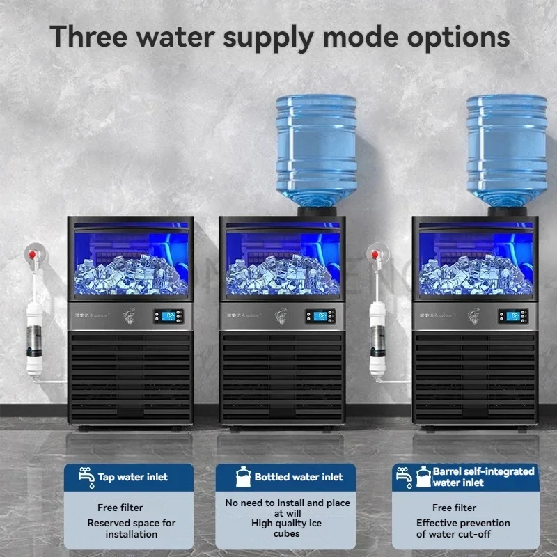 Машина для изготовления льда, коммерческий магазин чая с молоком 100 кг/день, автоматический электрический ледогенератор
Машина для изготовления льда, коммерческий магазин чая с молоком 100 кг/день, автоматический электрический ледогенератор