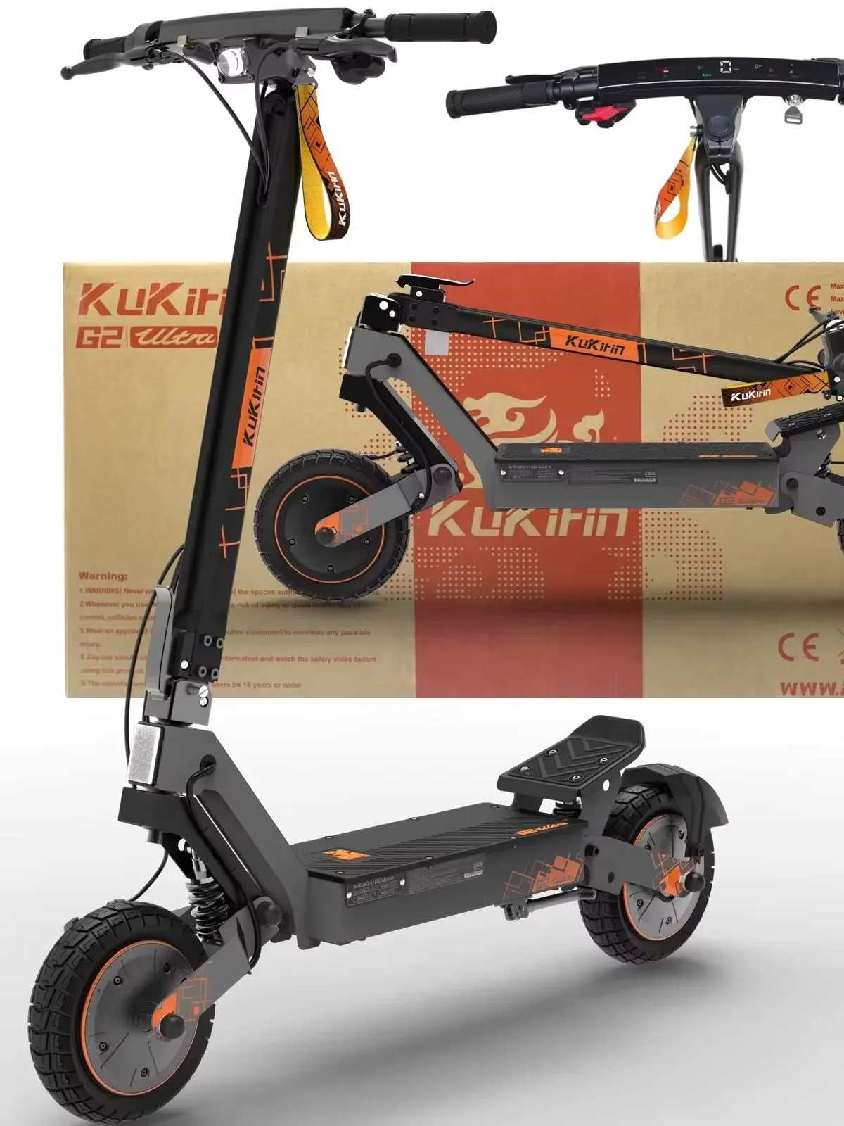 KuKirin G2 Ultra Electric Scooter 50 km/h maximum speed 55km Range 800W*2 Motor 48V18 Ah Battery 10 inch tires Adult E-Scooter
KuKirin G2 Ultra Electric Scooter 50 km/h maximum speed 55km Range 800W*2 Motor 48V18 Ah Battery 10 inch tires Adult E-Scooter