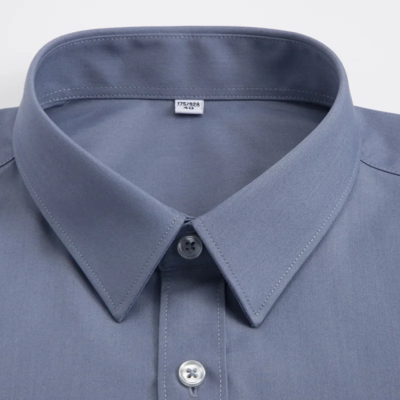 Bamboo Fiber 4XL White Shirt Men Long Sleeve Casual Business Formal Male Tops Anti-Wrinkle Mens Shirts Long Sleeve Camisa Social
Bamboo Fiber 4XL White Shirt Men Long Sleeve Casual Business Formal Male Tops Anti-Wrinkle Mens Shirts Long Sleeve Camisa Social