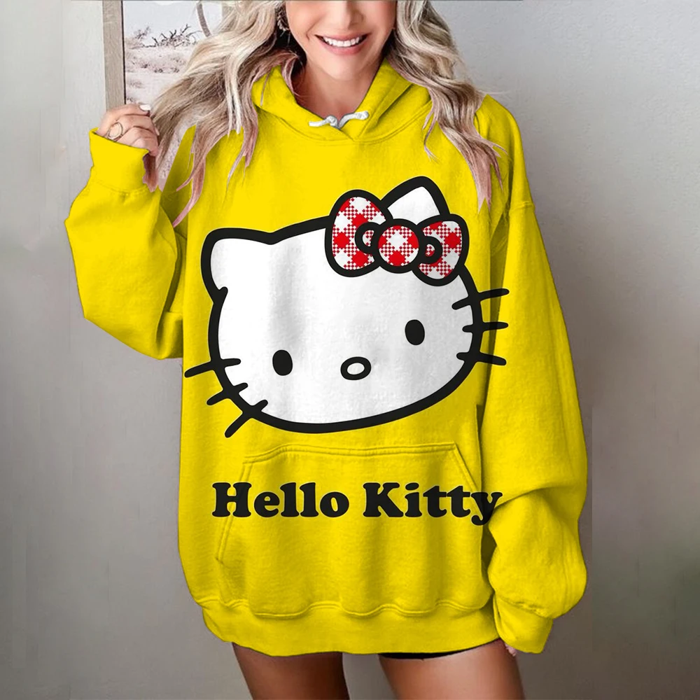 Women's Hoodies Funny Kawaii Cute Hello Kitty print Hoodie Women's Sweatshirts Female Clothes Casual Long Sleeve Pullovers
Women's Hoodies Funny Kawaii Cute Hello Kitty print Hoodie Women's Sweatshirts Female Clothes Casual Long Sleeve Pullovers
