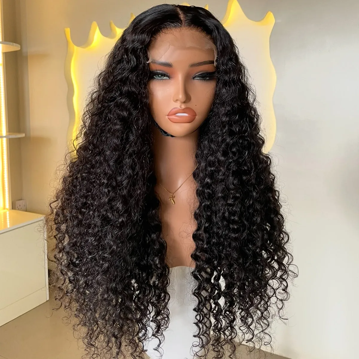 5by5 Deep Wave Preplucked Glueless Wigs Natural Black 100% Huamn Hair 13x4 13x6 360 Lace Front 450 Density Wear Wigs for Woman
5by5 Deep Wave Preplucked Glueless Wigs Natural Black 100% Huamn Hair 13x4 13x6 360 Lace Front 450 Density Wear Wigs for Woman