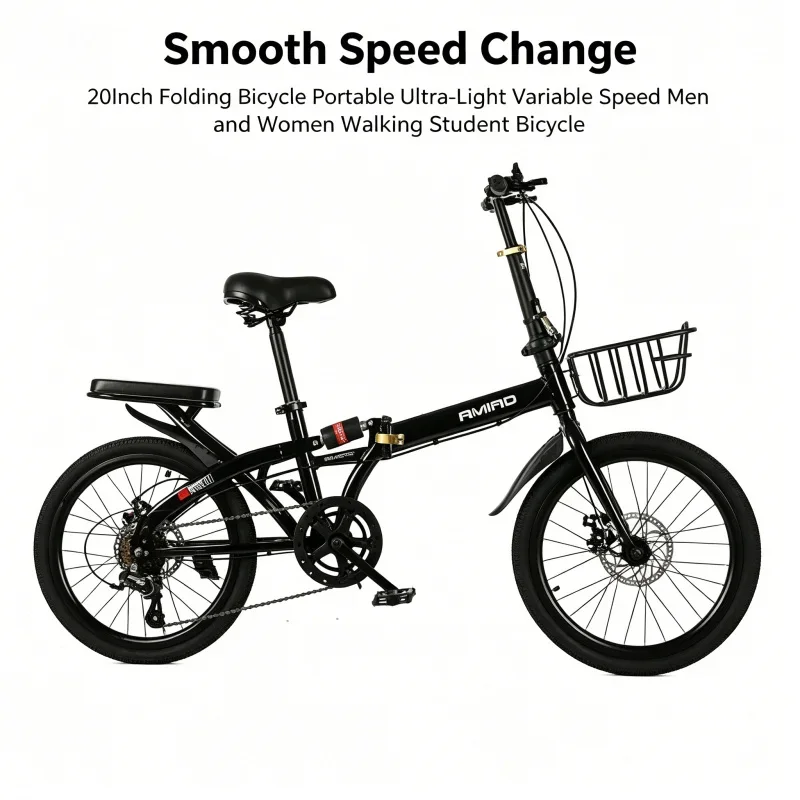 20 Inch Ultra-Light Folding Bike 7 Speed Portable Adult Commuter Bicycle for Men And Women Student City Riding Outdoor Sports
20 Inch Ultra-Light Folding Bike 7 Speed Portable Adult Commuter Bicycle for Men And Women Student City Riding Outdoor Sports
