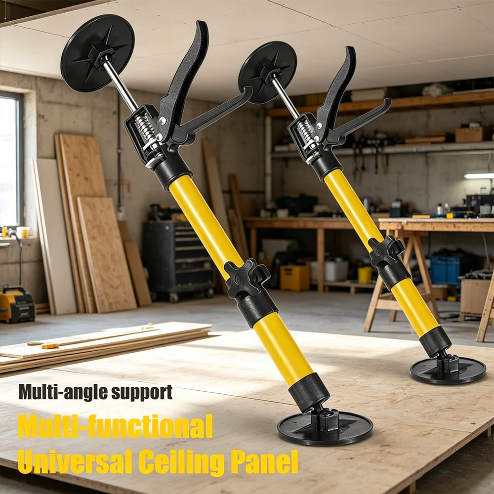 2Pcs Labor-Saving Telescopic Steel Support Rod Cabinet Non-slip Jack Drywall Construction Tool for Wall Cabinet Installation
2Pcs Labor-Saving Telescopic Steel Support Rod Cabinet Non-slip Jack Drywall Construction Tool for Wall Cabinet Installation