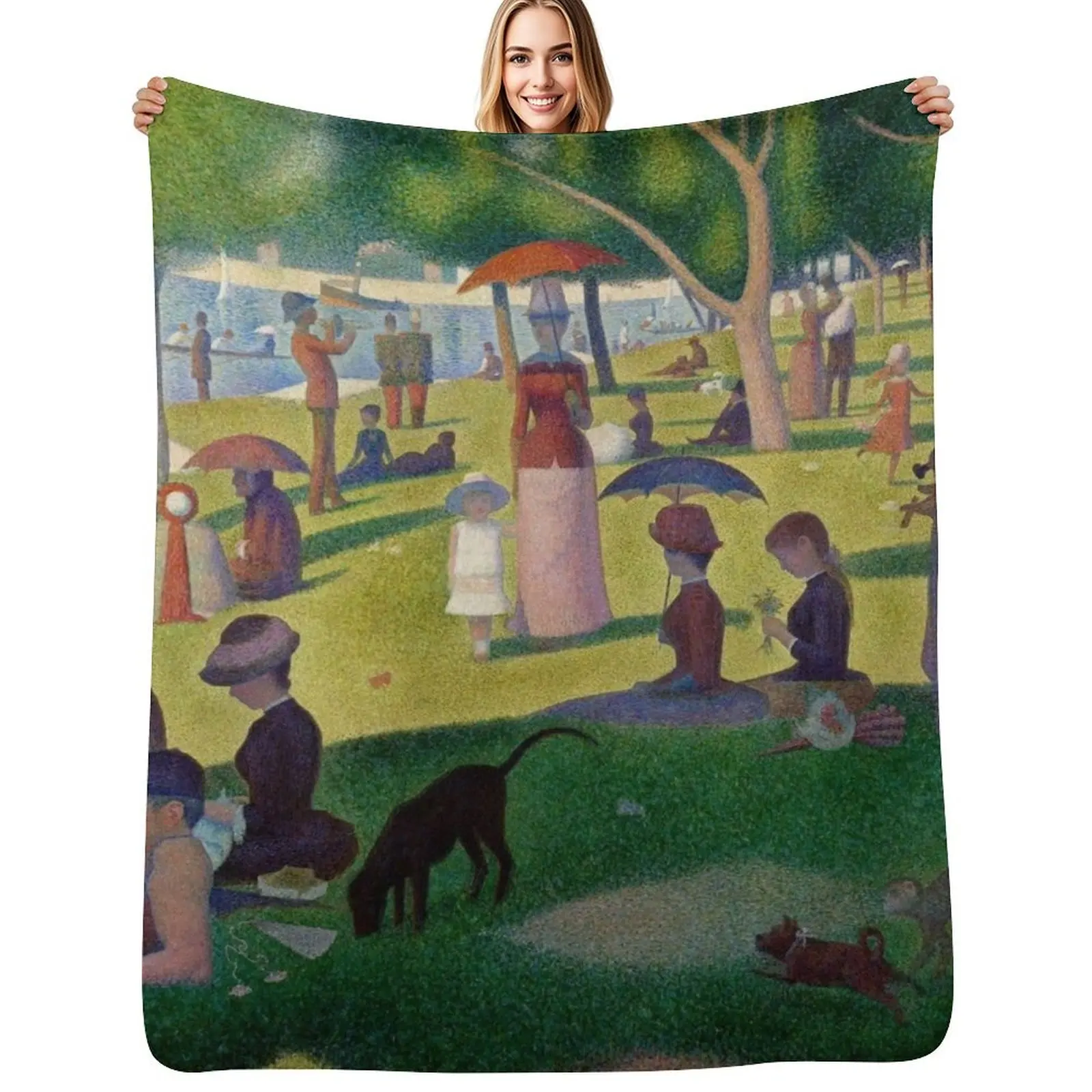 A Sunday Afternoon on the Island of La Grande Jatte by Georges Pierre Seurat Throw Blanket Cozy Napping Blanket Gift for Mom Dad
A Sunday Afternoon on the Island of La Grande Jatte by Georges Pierre Seurat Throw Blanket Cozy Napping Blanket Gift for Mom Dad