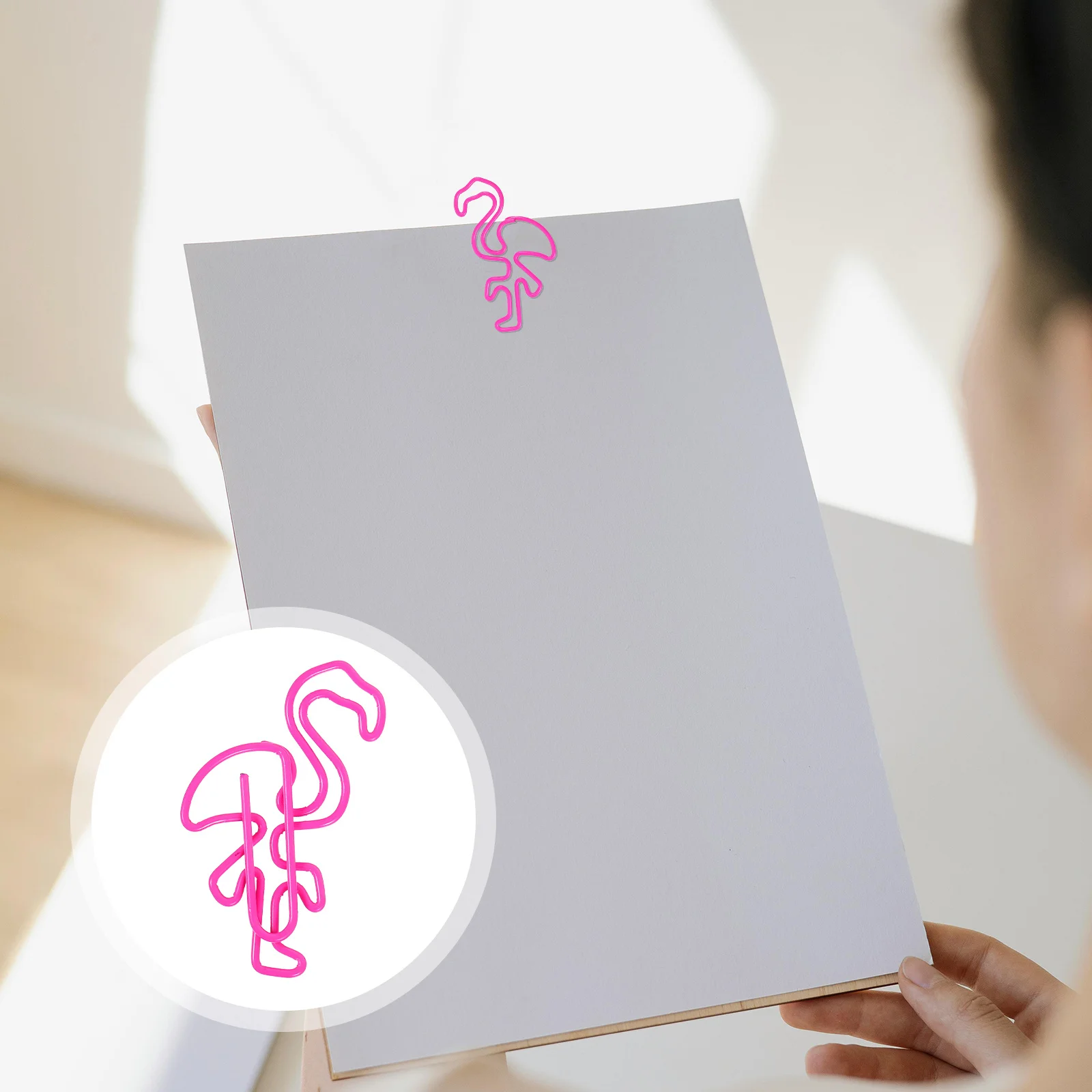 30pcs Pink Flamingo Paper Clips Iron Metal Cartoon Office School Supplies Decorative Stationery Holder For Letters Money Clip
30pcs Pink Flamingo Paper Clips Iron Metal Cartoon Office School Supplies Decorative Stationery Holder For Letters Money Clip