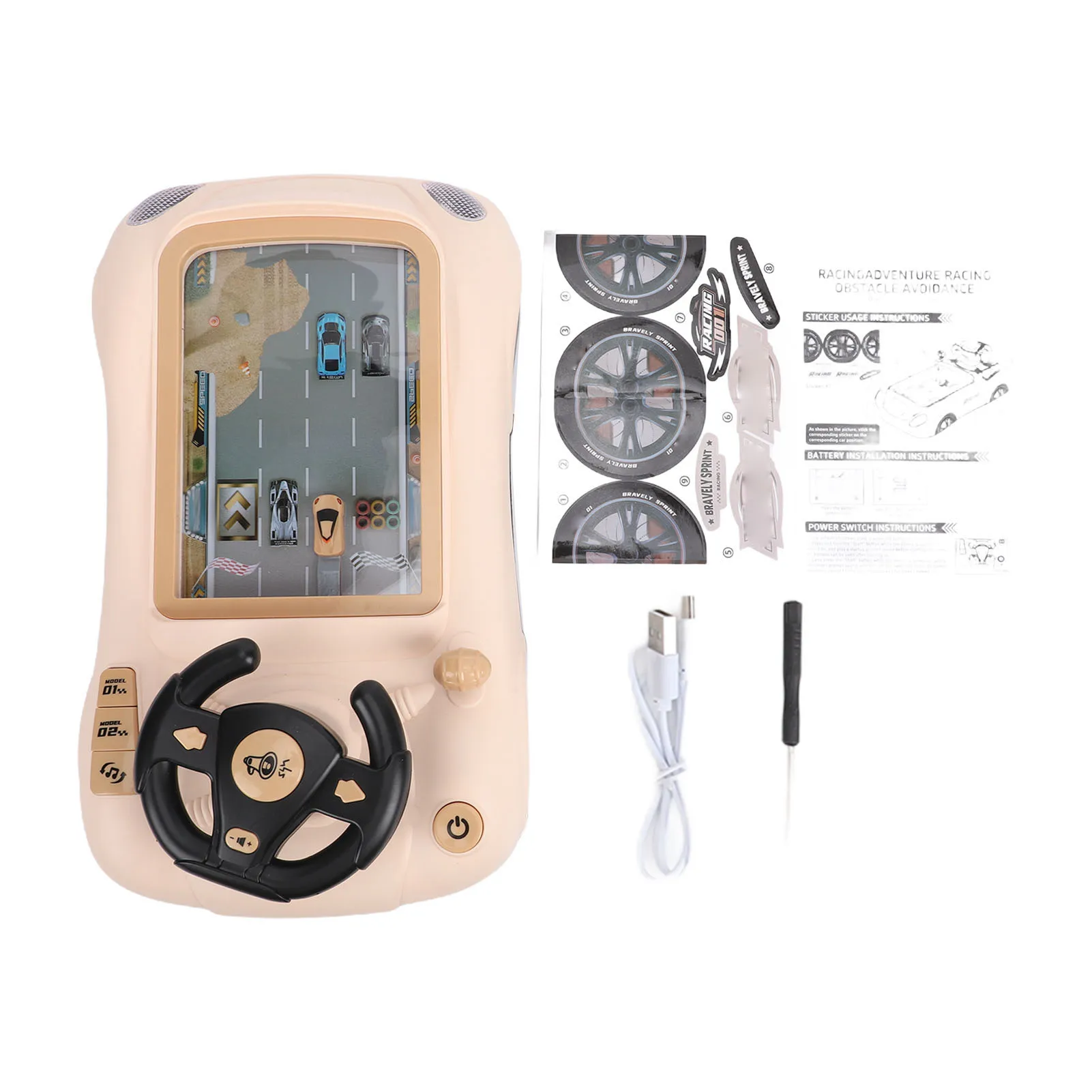 Kids Steering Wheel Racing Car Toy Car Racing Adventure Toy with Steering Wheel Interactive Simulated Driving Racing Car Game
Kids Steering Wheel Racing Car Toy Car Racing Adventure Toy with Steering Wheel Interactive Simulated Driving Racing Car Game