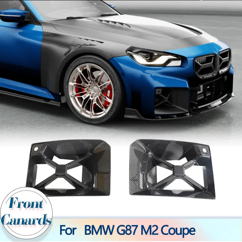Car Front Bumper Air Vent Trims for BMW G87 M2 Coupe 2-Door 2022 2023 Prepreg Dry Carbon Front Canards Fog Lamp Cover Body Kits
Car Front Bumper Air Vent Trims for BMW G87 M2 Coupe 2-Door 2022 2023 Prepreg Dry Carbon Front Canards Fog Lamp Cover Body Kits