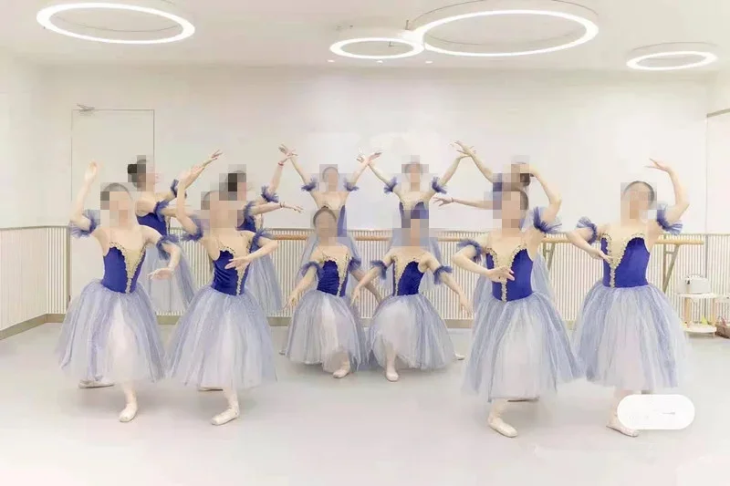 Blue Ballet Dress Performance Clothes Long Romantic Ballet Tutu Swan Lake Ballerine Femme Children Girls Fairy Ballet Costume
Blue Ballet Dress Performance Clothes Long Romantic Ballet Tutu Swan Lake Ballerine Femme Children Girls Fairy Ballet Costume