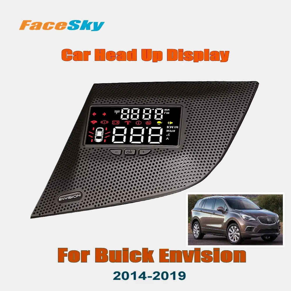 For Buick Envision 2014-2019 Car OEM HUD Head Up Display Speedometer Safe Driving Screen Airborne Computer Windshield Projector 
For Buick Envision 2014-2019 Car OEM HUD Head Up Display Speedometer Safe Driving Screen Airborne Computer Windshield Projector