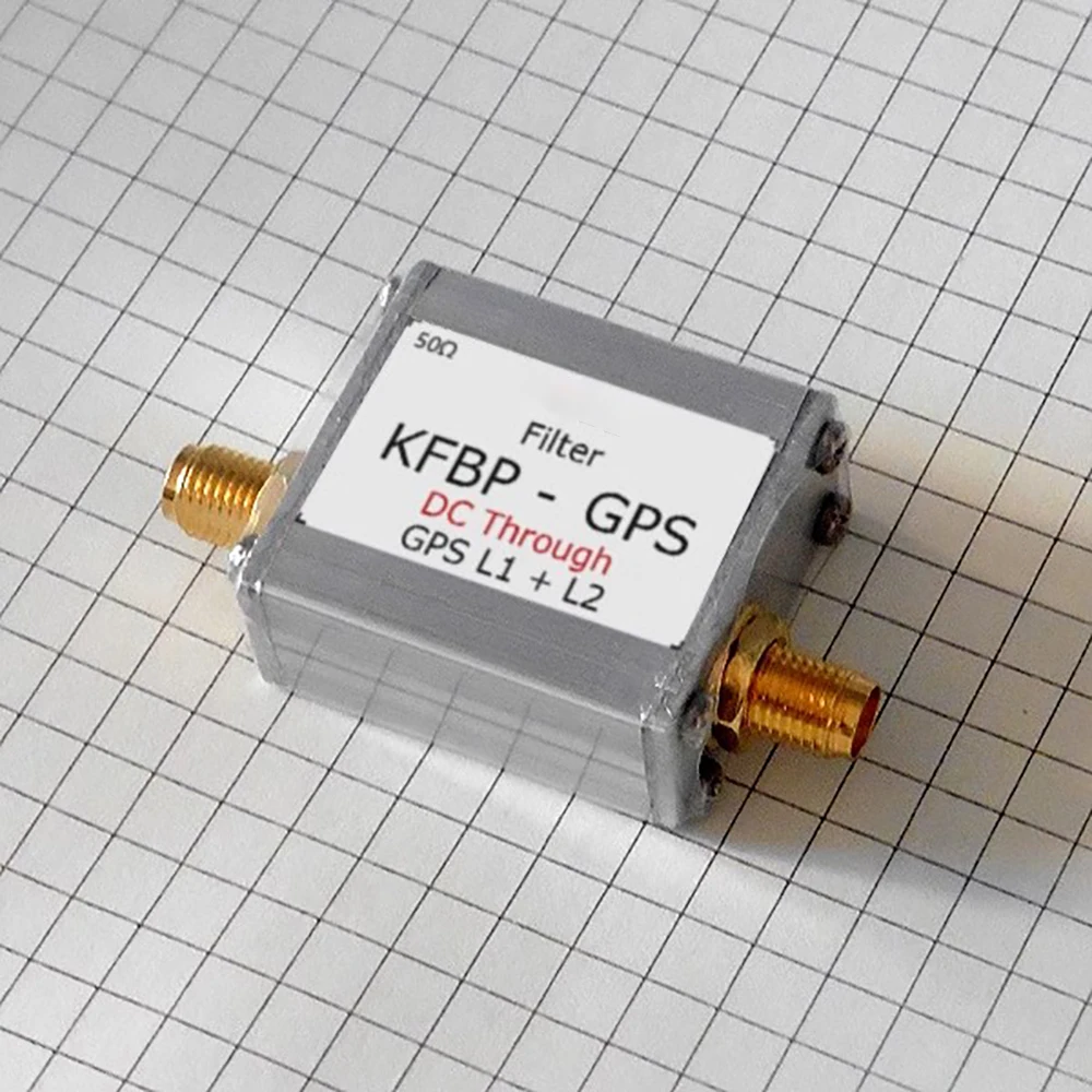 GPS L1+L2 Dual-Band Bandpass Filter for Satellite Navigation Systems, SMA Interface
GPS L1+L2 Dual-Band Bandpass Filter for Satellite Navigation Systems, SMA Interface