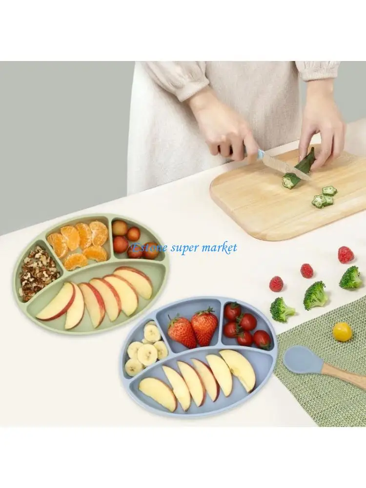 090B Baby Suction Cup Bowl Divided Dinner Plate Infants Learning Feeding Dish Bowl
090B Baby Suction Cup Bowl Divided Dinner Plate Infants Learning Feeding Dish Bowl