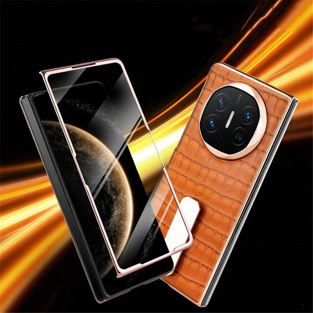 Чехол из натуральной яловой кожи крокодила для Huawei Mate X6 X5 X3, стеклянная пленка, кронштейн, чехол
Чехол из натуральной яловой кожи крокодила для Huawei Mate X6 X5 X3, стеклянная пленка, кронштейн, чехол