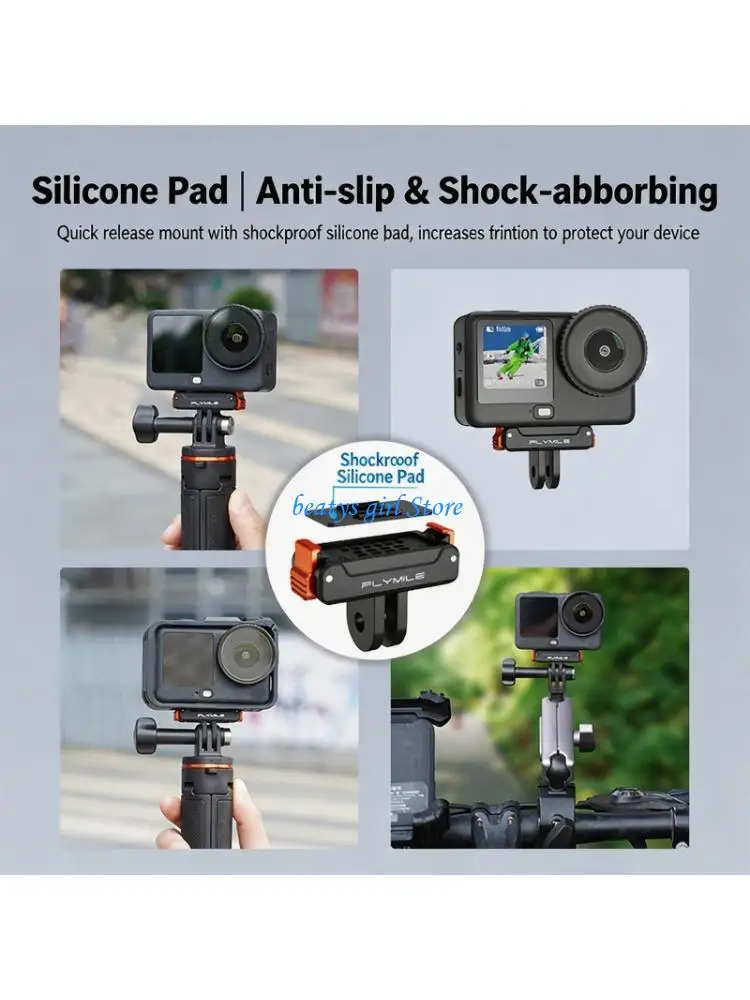 C7AB Quick Release Action Camera Adapters Base for ACTION 6/4/3 Tripods Bike Scene
C7AB Quick Release Action Camera Adapters Base for ACTION 6/4/3 Tripods Bike Scene