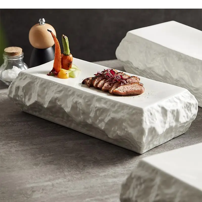 Irregular Shape Ceramic Steak Plate Solid Color Tableware Cooking Dishes Home Kitchen Snack Desserts Sashimi Sushi Plates
Irregular Shape Ceramic Steak Plate Solid Color Tableware Cooking Dishes Home Kitchen Snack Desserts Sashimi Sushi Plates