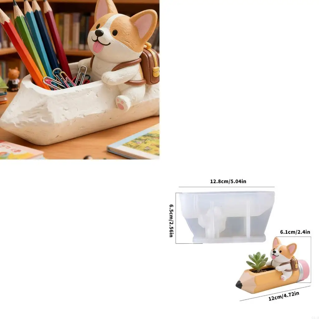 Flexible Silicone Mold Featuring Pencil Dog Design Great for Handmade Jewelry
Flexible Silicone Mold Featuring Pencil Dog Design Great for Handmade Jewelry