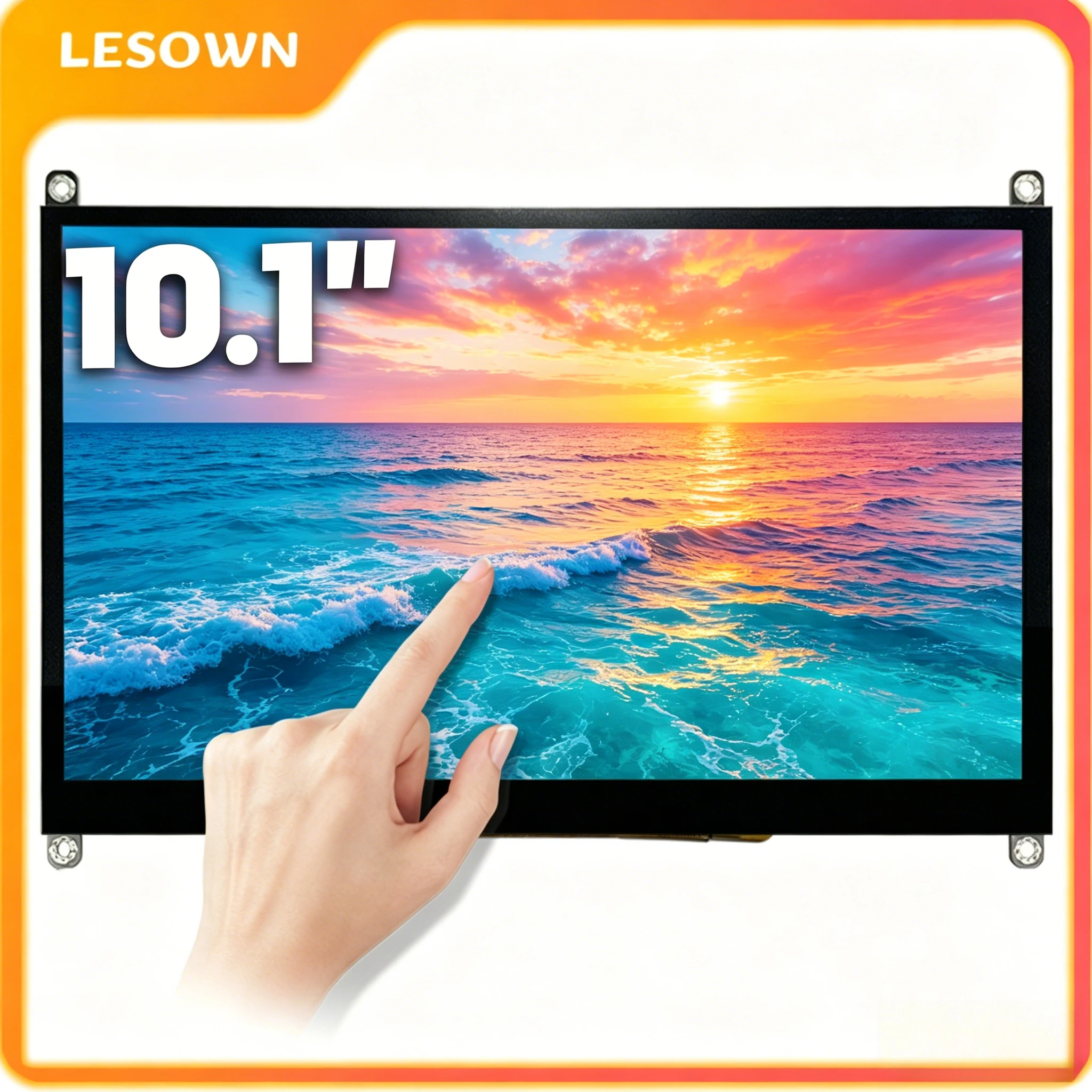 LESOWN PC Modding 10.1inch Capacitive Touch Sensor Panel Display 1024x600 Built-in Speakers for Desktop Gaming Setup
LESOWN PC Modding 10.1inch Capacitive Touch Sensor Panel Display 1024x600 Built-in Speakers for Desktop Gaming Setup