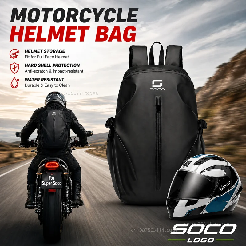 Knight Backpack Motorcycle Helmet Bag Travel Equipment Waterproof Large Capacity For Super Soco CPx CUmini CUx TC 50 TC Max
Knight Backpack Motorcycle Helmet Bag Travel Equipment Waterproof Large Capacity For Super Soco CPx CUmini CUx TC 50 TC Max