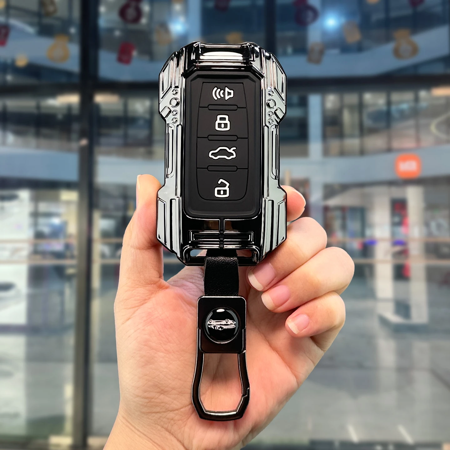 Suitable for Great Wall Haval H6 H2 H3 H7 H8 H9 New zinc alloy car key cover smart remote control keychain shell accessories
Suitable for Great Wall Haval H6 H2 H3 H7 H8 H9 New zinc alloy car key cover smart remote control keychain shell accessories