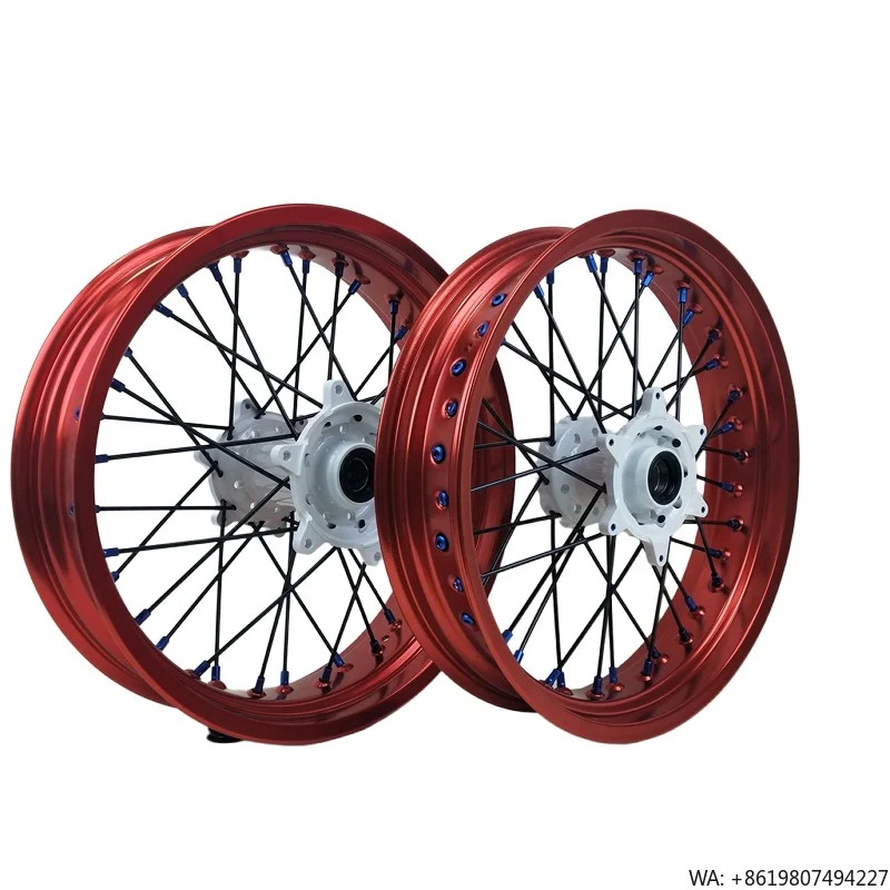 Factory Price Fit EXC SXF EXC SXF 2024 17 Inch Wheel Set Supermoto Wheels Red Rims White Hubs
Factory Price Fit EXC SXF EXC SXF 2024 17 Inch Wheel Set Supermoto Wheels Red Rims White Hubs